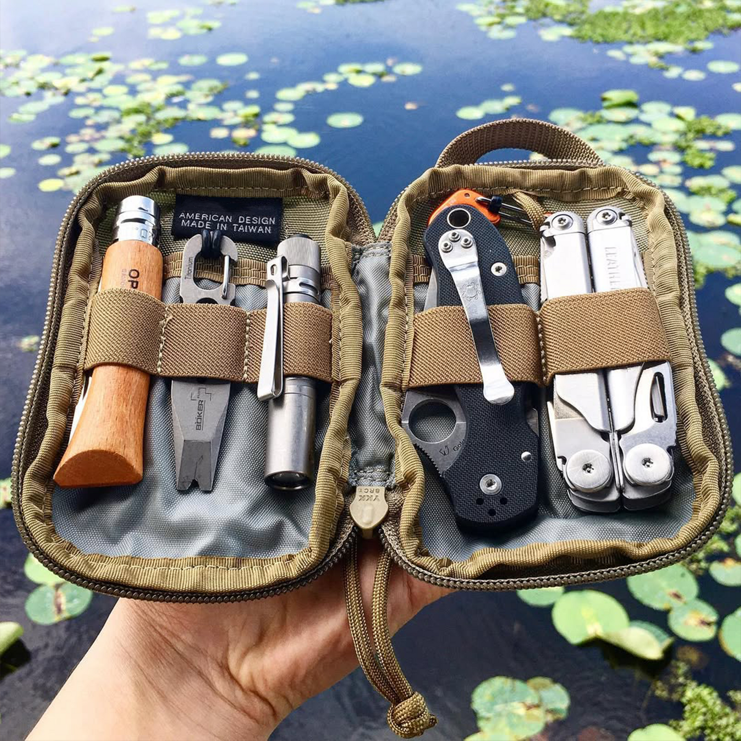 Micro Pocket Organizer, Durable EDC Tool Pouch